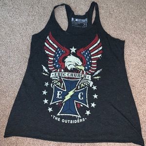 Eric Church tank Eagle and flag